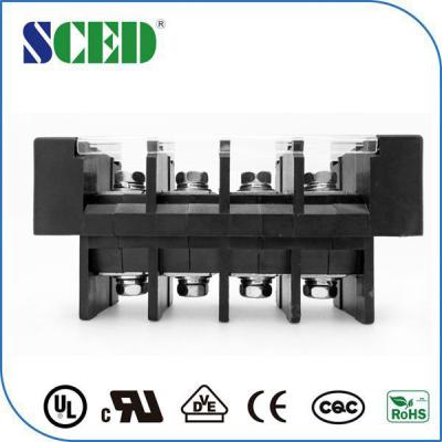China PBT Electrical Terminal Block  , Steel M6 Barrier Strip Connector for sale