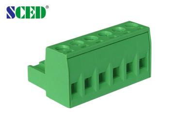 China Pitch 5.08mm Electrical Terminal Blocks M3 Screw 300V/18A Female Parts for sale