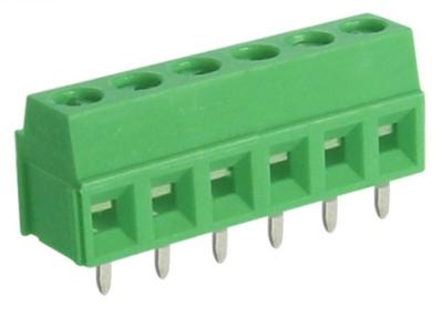 China SCED Red PCB Terminal Block with AC2000V/min Withstand Voltage for sale