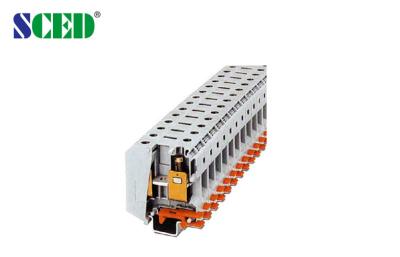China 20.0mm Din Rail Mounted Terminal Blocks , High Current PCB Terminal Block 600V 150A for sale