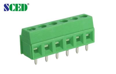 China Pitch 3.81mm PCB Terminal Block Screw Type 10Amp 2 Pin - 28 Pin for sale