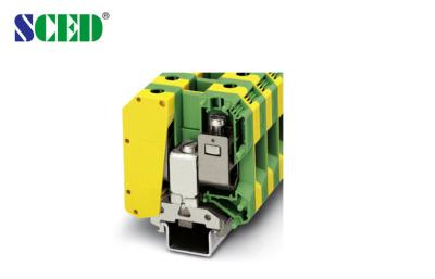 China PCB Din Rail Terminal Blocks With Right Angle Wire Inlet , Width 20.0mm for sale
