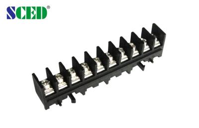 China Long Single Pin Connector 300V Barrier Terminal Block Electrical 7.62mm Pitch UL CE for sale