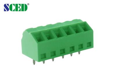 China Pitch 3.50mm PCB Terminal Blocks With 45 Degree Wire Inlet Screw Terminal Connector for sale