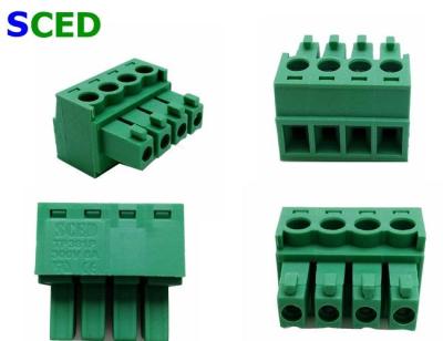 China 300V 8A PCB Plug In Terminal Block 3.81mm Pitch Pluggable Terminal Block for sale