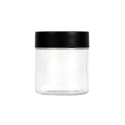 2oz Wide Mouth Glass Jars Straight Sides For Pre-Rolls