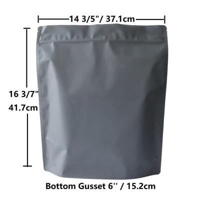 China Custom Dispensary Pound Bags In Bulk 1LB Large Grower Bags For Distributors for sale