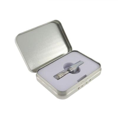 China Custom Printing Child Resistant Tin Cases with Hinged Lids for sale