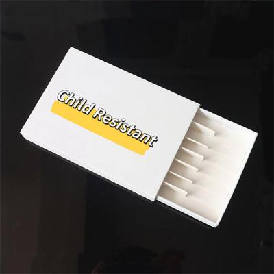 Chine Rectangular Prerolls Cigarette Paper Box with Smooth Surface à vendre