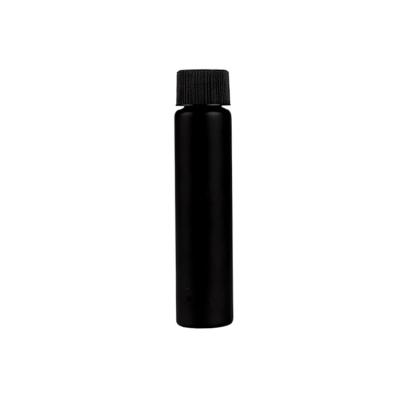 China 27x113mm Matte Black Doob Glass Tube Child Resistant Pre Roll Tube For  for sale