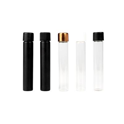 China Multiple Sizes Glass Pre Roll Tube Child Resistant Cap Glass Joint Tube for sale