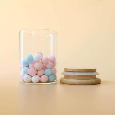 China High Temperature Resistance Glass Jar High Borosilicate Glass Jar Packaging for sale