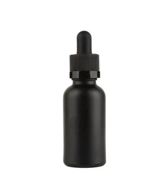 Cina Customized Printing Color Dropper Bottle for Essential Oil and Serum  Child Resistant Black Glass Bottle with Dropper in vendita
