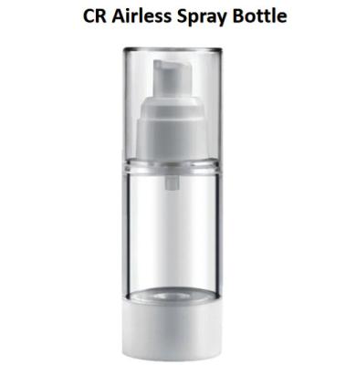 China CR 30ml Airless Pump Spray Bottle UV Spray Heat Transfer Craft for sale