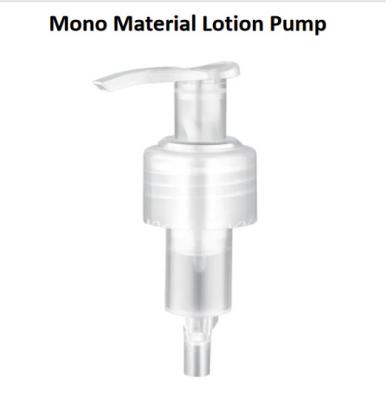 China Mono Material Lotion Pump 24/410 28/410 Plastic Liquid Soap And Lotion Dispenser for sale