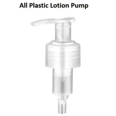 China All Plastic Lotion Pumps Eco Friendly 24/410 28/410 Customized for sale