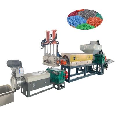 China PP PE HDPE LDPE Hard Scrap Pelletizing Machine With Waste Plastic Recycling Function for sale