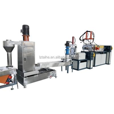China LDPE HDPE Water Ring Cutting Plastic Pelletizer Machines Recycling Pelletizer for sale