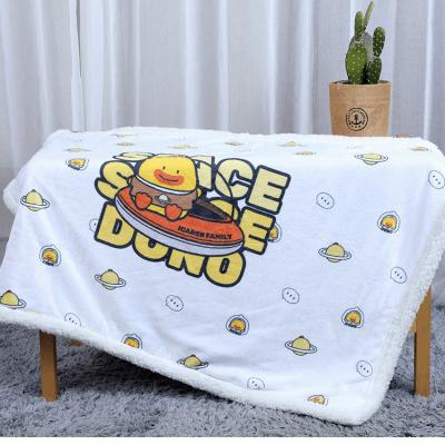 中国 2 Layer Flannel Throw Blanket Bulk Diy Children Colourful 30X40 Inch 100 Polyester 販売のため
