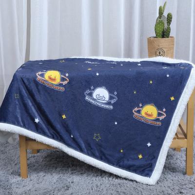 China 30X40 Personalized Flannel Blanket Throw Double Ply Fleece Blanket à venda