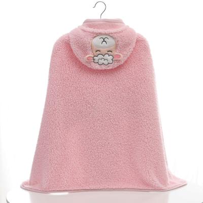 China Fuzzy Cozy Plush Fleece Blanket Warm Sherpa Wearable Hooded Blanket for sale