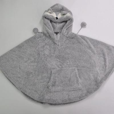 Китай Hooded Fluffy Wearable Blanket Poncho Thick Throw Wrap Blanket продается