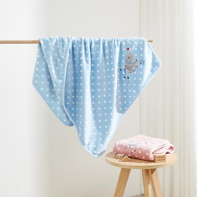 China Fleece Plush Small Lightweight Crib Baby Blanket for Toddler Bed à venda