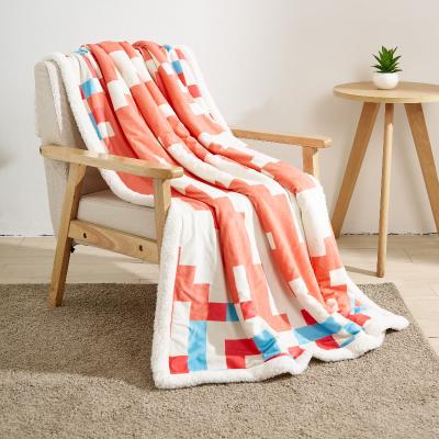 China Fleece Plush 2-Ply Weight Super Soft Warm Fleece Blanket For Bed en venta