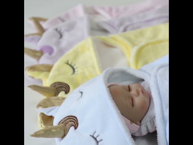 Soft Thick Newborn Sleeping Bag Fleece Polyester Newborn Winter Sleep Sack