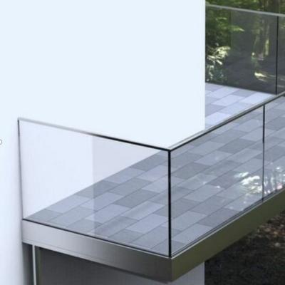 China Aluminum Base Profile For Glass Balustrade 3.6m / piece Packing Details Included for sale