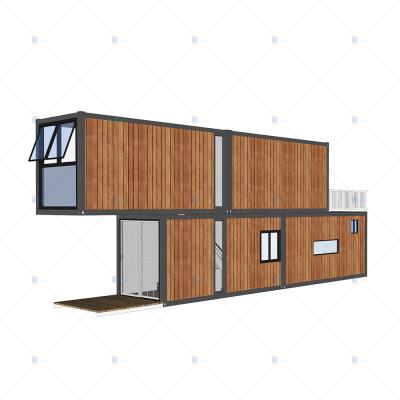 China Heya-2X04 Pre Fab Modular Shipping Container House Manufactured Homes California for sale
