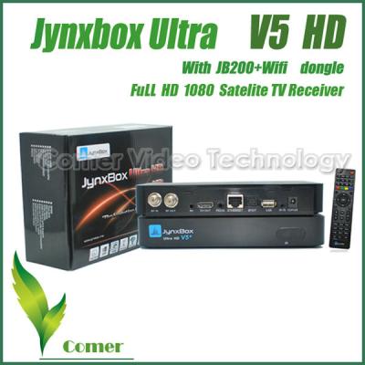 China Full HD 1080P Satellite TV Receiver Jynxbox V5 Dual Core High Performance for sale