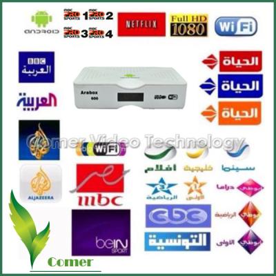 China Androide árabe de Internet de la caja de los canales de televisión del PEDAZO de DDR3 4G para el reloj vivo/VOD IPTV árabe en venta