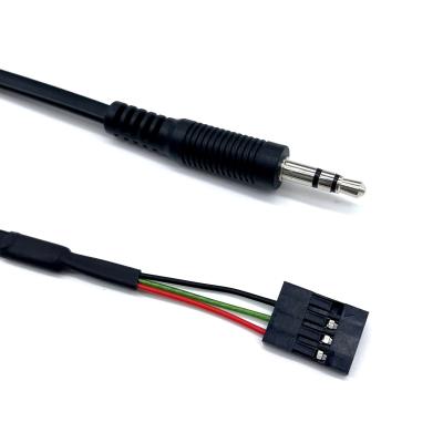 China Cables de audio y vídeo personalizados 3.5 mm 2.54 cable de conector en venta