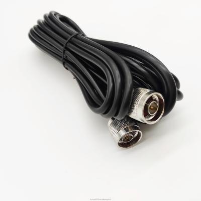 China Customized N Plug To N Plug Low Loss RF Coaxial Cable for sale