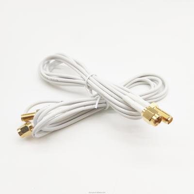China Hoogfrequente RF-coaxiale kabel SMA Man tot RP SMA Vrouwelijke rechthoekverlenging Te koop