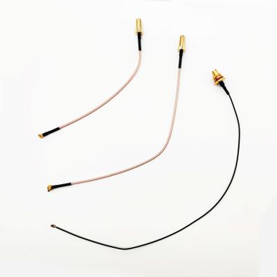 China Verlenging RF coaxiale kabels RP SMA Vrouwelijke kabel naar IPEX4 Gen4 MHF4 kabel Te koop