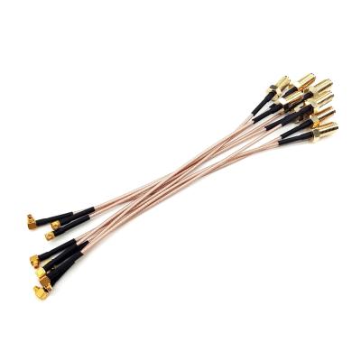 China SMA To MMCX Right Angle RF Coaxial Cables SMA Female RG178 IPEX Cables for sale