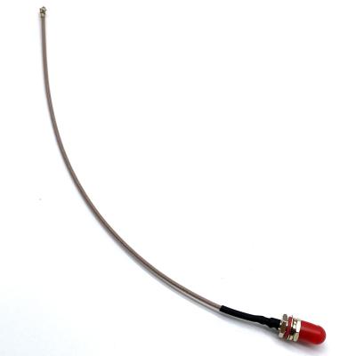 China IPEX UFL RF Cordón de parche RF Cable coaxial de ensamblaje con conector personalizado SMA-IPEX RG174 RG178 en venta