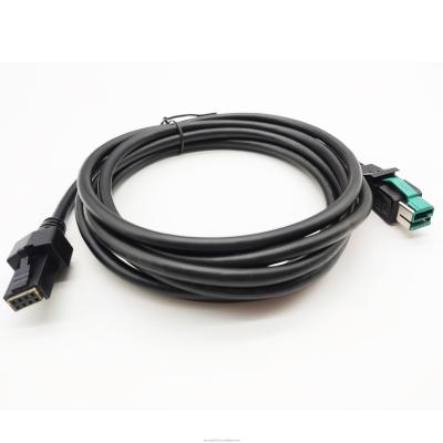 China 12V 24V Cable de impressora USB alimentado 12V para 2X48P 1M-5M UL20276 à venda