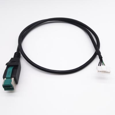 China Impresora de equipos de punto de venta 12V 24V Conector USB masculino JST en venta