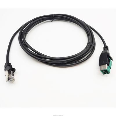 China PVC TPE 24V Powered USB 12V Cable Male To RJ45 6A Fast Charging for sale