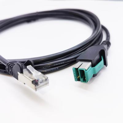 China 1m 1.5m 12V 24V PoweredUSB Cable Male To RJ45 For Computer Tablet for sale