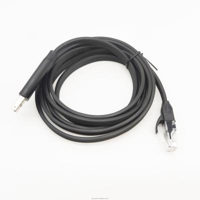 China 8 pin 6A Cable USB de carregamento rápido USB A para RJ45 PVC Nylon TPE à venda