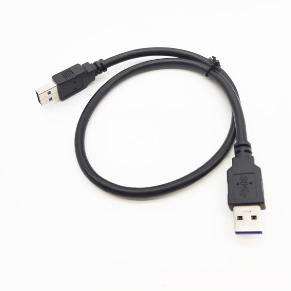 Quality USB2.0 3.0 Customized Length Logo M/M Type A To A USB Fast Charging Cable for sale