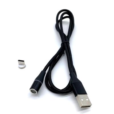 China Carga rápida 5A 6A 3 en 1 Cable USB magnético Flexible USB C Micro USB en venta