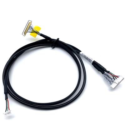 China Pin Connector Twisted LVDS Cables LVDS Wire Harness Electronic Connection Cable for sale