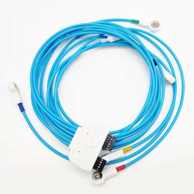 China ECG Medical Cables 4.0mm ECG Snap To 2.54 Connector Medical Wire for sale