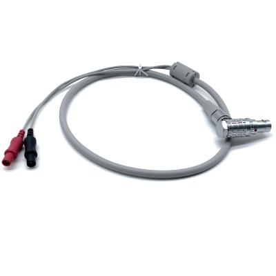 China El cable de electrodo médico de conector masculino de ángulo derecho de acero inoxidable 1B 16 pines en venta