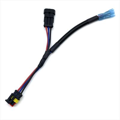 China Custom Vehicle Wiring Assembly Automotive Wire Harness Car Wire Harness With Multy Connectors à venda